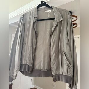 On the Road Gray Full Zip Jacket S